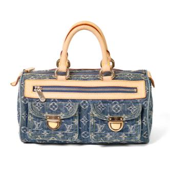 Louis Vuitton Denim Neo Speedy Handbag