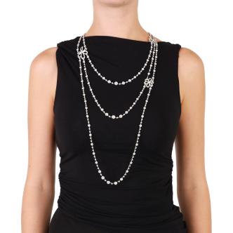 18.84ct Triple Strand Diamond Necklace